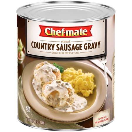 CHEF-MATE Chef-Mate Country Sausage Gravy 105 oz. Cans, PK6 10050000052285